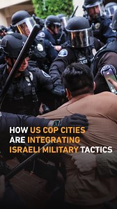 The impact of Israeli military technologies and tactics being integrated into US cop cities. | The Stream