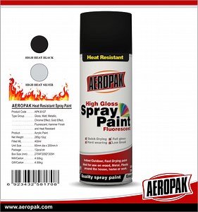 [Hot Item] Aeropak Heat Resistant Spray Paint of High Temperature