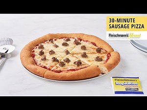 Easy Homemade Sausage Pizza Recipe | Ready in just 30 minutes!
