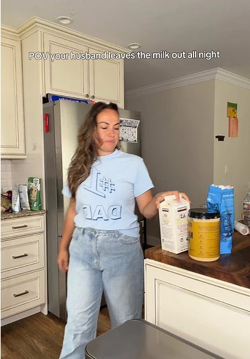 POV: Husband Leaves Milk Out Overnight—Couple Reaction