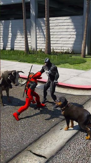 GTA V : VENOM TRY TO KILL CHOP 😱| #shorts