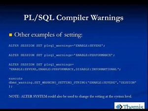 Digging Deep Into Oracle PL/SQL Compiler Warnings