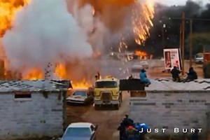 Hooper (1978) All the vehicle stunt scenes. Burt Reynolds and director Hal Needham both worked as stuntmen early in their careers. The film was made as a tribute to all of their fellow stuntmen. | Just Burt