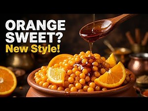 Healthy Boondi Recipe 🍊 | Sugar Free Jaggery Boondi | New Style Sweet