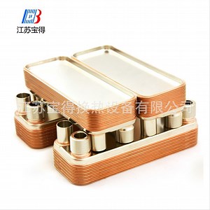 [Hot Item] AISI 316 Plates Copper Brazed Plate Heat Exchanger for Condenser