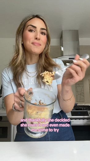 Some Friday Humor for You - I’m the private client 🤣 This Easy & Healthy Banana Chocolate Mug Cake Always Satisfies… (even for my most needy client 😆 ) Spray a microwave safe mug or bowl with oil spray Mash 1 banana Add an egg Add 3 tbsp almond flour or 2 tbsp of a high fiber flour (i used quinoa flour) Add a few drops of stevia (optional) And 2 tsp dark chocolate chips or walnuts Microwave for 2-3 minutes or cook in an oven at 375°F for 20 minutes. Enjoy eith an extra dollop of greek yogurt o