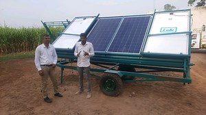Solar Pump Solar Trolley solar system Trolley solar panel solar trolley price | Agriculture farmer