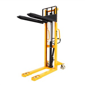 [Hot Item] Hand Stacker 1000kg Capacity Hydraulic Hand Lift Manual Stacker with Fixed Forks (SDJ1000)