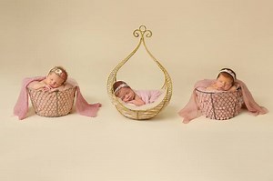 Harper, Hannah and Hailey Triplets © Anamaria Brandt www.bellybabylove.com | Ana Brandt Baby