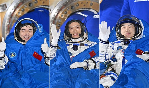 Chinese astronauts return to Earth safely, experiencing busy, joyful space life