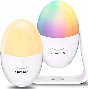 Amazon.com : Fosmon Night Light for Kids - Up to 150 Hours, Shake Shake Color Light with Touch Control, (Cool, Warm, White) Dimmable Bedside Lamp for Newborn Baby Nursery, Breastfeeding, Boys Girls Toys, Bedroom : Baby