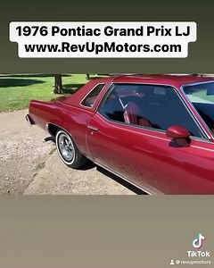 21K views · 475 reactions | 1976 Pontiac Grand Prix LJ from Rev Up Motors #revupmotors #pontiac #pontiacgrandprix #pontiacgp #classiccars #classiccar #70scars #70scar #musclecars #musclecar #grandprixpontiac #lowmiles #originalcar #survivorcar #mecumauctions #Mecum #barrettjackson | Rev Up Motors | Facebook
