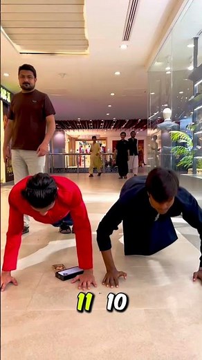 Pushup Challenge Showdown: iPhone Prize! 💪📱 #shorts