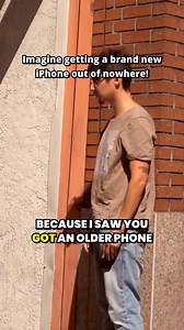 Surprising random people with FREE IPHONES!!!! 😉🥹🥰#giveaway #iphone #funnymoments | Legit Tim