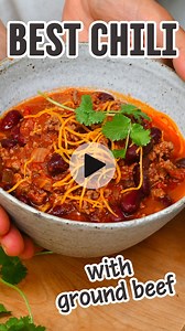 Make the BEST homemade chili recipe with ground beef, beans, and simple pantry ingredients! https://www.alphafoodie.com/homemade-chili-recipe/ #chilirecipe #groundbeefrecipes #homemadechili | AlphaFoodie | Facebook