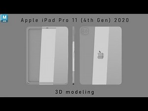 Apple iPad Pro 11” (2020) – Complete 3D Modeling Process | Autodesk Maya