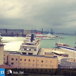 #Repost @isa_tai with @repostapp.・・・Arriva #minoanlines #greece #porto #ancona | Grimaldi Lines