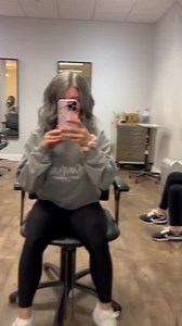 Come with me to my hair appt! Transforming yellow blonde to gray! | Bombshell Beauty Boutique with Kesha