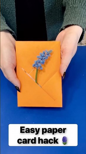 Easy paper card hack #homemade #diy #hack