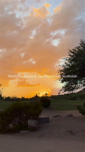 1.9K views · 39 reactions | The perfect sunset view—surrounding you from above. ✨ | The Phoenician, a Luxury Collection Resort, Scottsdale | Facebook