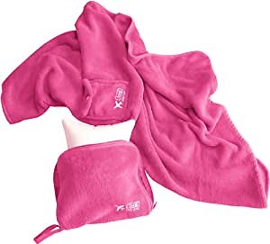 Amazon.com | Lug Nap Sac Blanket and Pillow Midnight Black | Travel Accessories