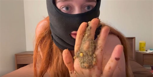 Dirty Talking Scat Slut Tastes her Own, Smears & Fucks