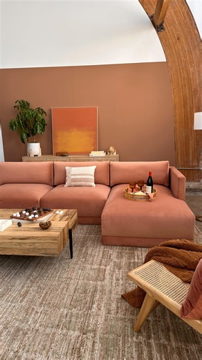 Joybird on Instagram: "See (and feel!) the Pantone Color of the Year 2025, PANTONE 17-1230 Mocha Mousse in our showrooms 癩"