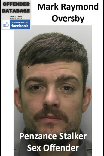 In 2019, the Offender Database reported that Mark Raymond Oversby, then 31, of no fixed address, was jailed following a "serious" and persistent campaign of stalking and violence in West Cornwall. #MarkRaymondOversby #Penzance #Redruth #Cornwall #WestCornwall #TruroMagistratesCourt #DevonAndCornwallPolice #Stalking #Assault #RestrainingOrder #JusticeForVictims #offenderdatabase #ukcrime #prisonnews #sentencing #publicsafety | Offender Database