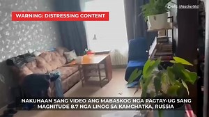 WATCH: NAGKALAHULOG KAG NAGKALATUMBA ANG KAGAMITAN SA SULOD SANG BALAY SA KAMCHATKA, RUSSIA SA PAGTAY-UG SANG MAGNITUDE 8.8 NGA LINOG BY: AINE GRACE BRAVO | July 30, 2025 Source: iWeather Na-record ang 3-4 meters nga tsunami sa mga parte sang Kamchatka makaligad ang pagtay-ug sang mabaskog nga linog. Nagpaguwa man sang tsunami warning sa kaingod nga mga pungsod. Gin-upgrade sa magnitude 8.8 ang kabaskugon sang linog halin sa una nga report nga 8.7. #AksyonRadyoIloilo | Aksyon Radyo Iloilo 720