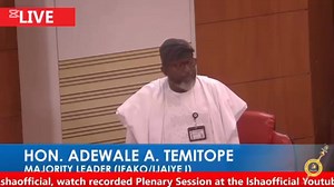 House Leader Hon TemiTope Adewale when you are less busy branch my office at the ministry of youth and social development I owe you 2k | Alabi Opeyemi Oladimeji