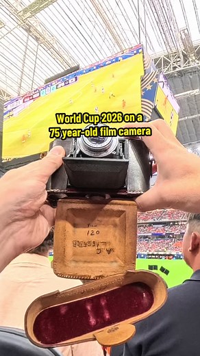 World Cup 2026 filmed on a 75-year-old camera — Netherlands vs Japan