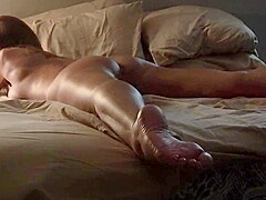 HOT BRUNETTE MASTURBATION CAPTURED THREW PATIO DOOR. MULTIPLE ORGASMS