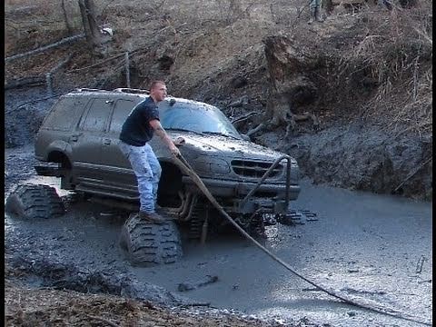 MUDDIN BLOOPERS! GUY TOSSED OFF MUD TRUCK INTO MUD HOLE! EPIC FAIL!