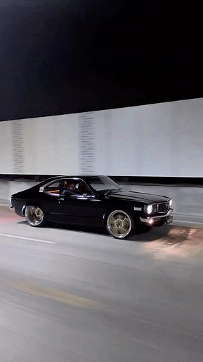 Hot Wheels - Damn 22x11” wheels tucked hard under the back of a slammed Mazda RX3, so tough! 📹 @hausofcinematics #mazda #rx3 #rotary #slammed #stance #lowfastfamous | Low Fast Famous