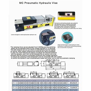 [Hot Item] Cpv-200V Pneumatic Vise Precision Power Mc Hydraulic Vice CNC Milling Machine