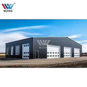 [Hot Item] Prefabricated Garages with Steel Kits Sale and Pole Building Commercial Design