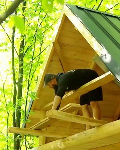 Log House Construction, Creating a Home from Timber #bushcraft #survival #adventure #wilderness #camping | Dungannon Thomas Clarkes