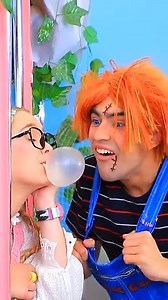 104K views · 288 reactions | Ew!  #troom #chucky #bubblegum #tricks | Troom Troom | Facebook