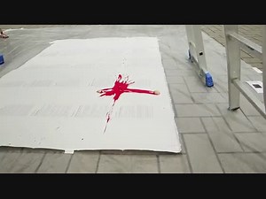 The "PlopEgg" Painting Performance #1 (Art Cologne 2014)