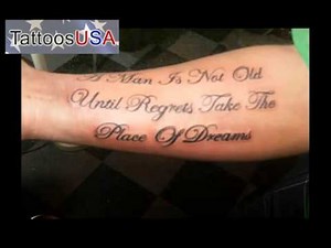 Lettering Tattoos, Letters, Phrases, Words