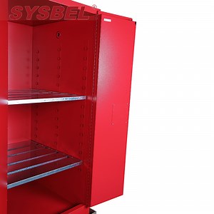 [Hot Item] Hot Sale Red 60 Gal Combustible Liquid Cabinet Industrial Safety Cabinet Dangerous Combustible Goods Safety Cabinet