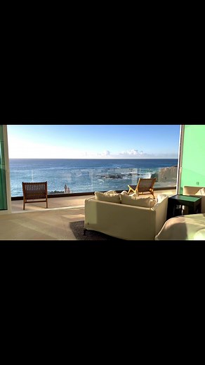 Mornings from my bedroom. This villa is more like a hotel. Indoor outdoor showers with beach front views. Massage room, yoga room, steam room, and gym on the floors below. | Vegas Dave Business Page