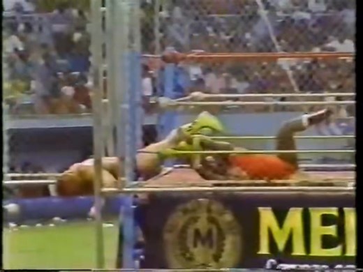 WWC Universal Heavyweight Championship Match-Cage Match: Greg Valentine (C) vs Carlos Colon | 80's Wrestling