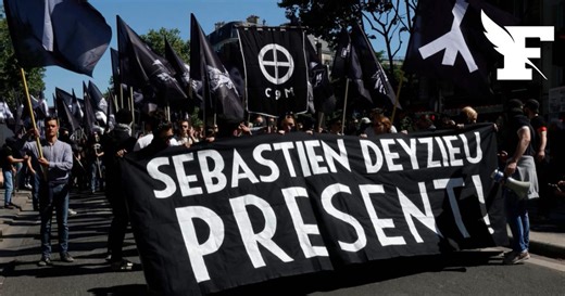 Paris: les images de la manifestation d'ultradroite à l'appel du «Comité du 9 mai»