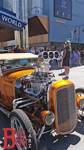 Hot rod cruising thru Downtown Reno sign - Hot August Nights 2025 | Big Boy Carz