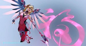 Overwatch: Pink Mercy Skin