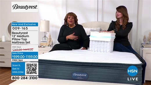 You are watching Beautyrest Mattresses - All On Free Shipping on HSN.💙📺 Shop the show here: https://bit.ly/HSNRecentlyAired Catch up on the shows you missed and discover where shopping comes alive on the QVC & HSN Streaming Service: https://bit.ly/HSNplus | HSN