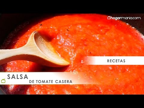 How to make EASY homemade TOMATO SAUCE in 10 minutes with natural tomatoes🍅Bruno Oteiza-Hogarmanía
