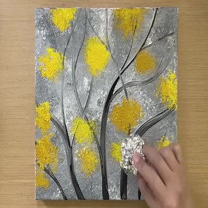 Aluminum Painting Technique for Beginners / Acrylic Painting | Art Skills