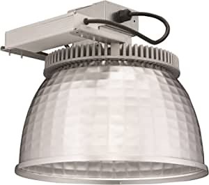 Lithonia Lighting JCBL 24000LM MVOLT GZ10 50K 70CRI PM HC6 Round LED Lighting High Bay with 6-Foot Male Hook Cord, 5000K, Installation